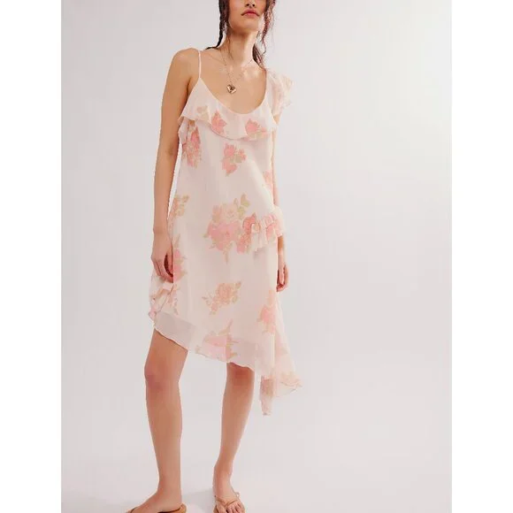 knee length dresses for ladies Alma Midi Dress-MIST BLUE / 4